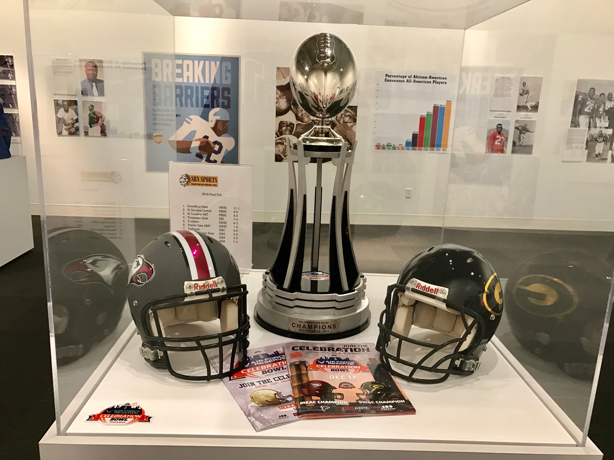 Celebration Bowl Trophy On Display Through July at College Football