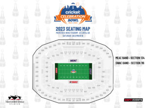 2023 Cricket Celebration Bowl Seating Map 2