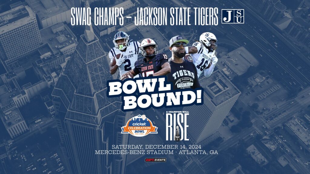 Jackson State University Punches Ticket to the Cricket Celebration Bowl  for the Third Time