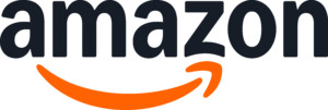 Amazon Logo Squid Ink Smile Orange